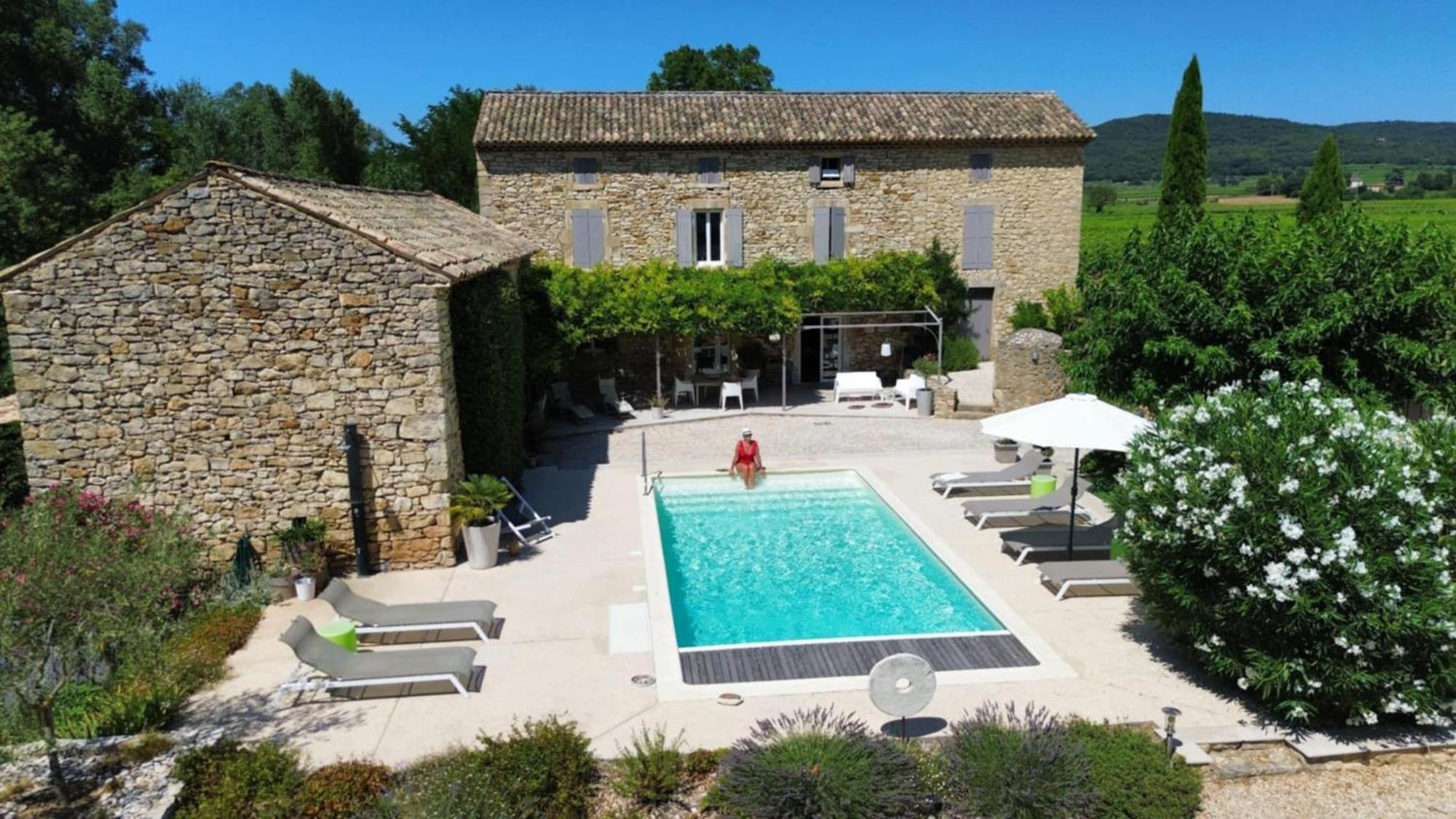 Le Gite De Montagnac La Roque-sur-Cèze Esterno foto