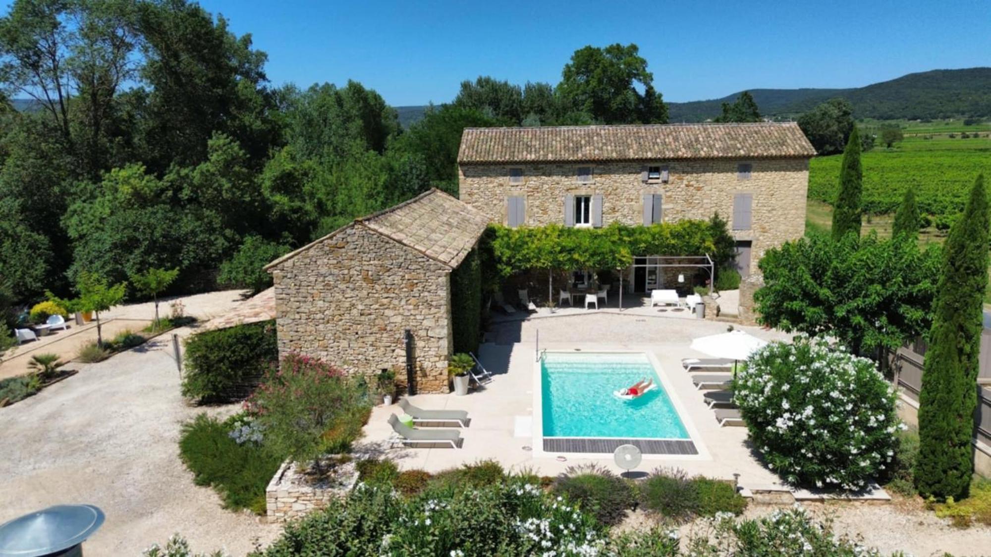 Le Gite De Montagnac La Roque-sur-Cèze Esterno foto